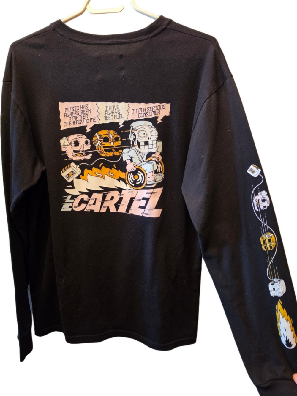 Le Cartel Montreal Graphic Long Sleeve Shirt L Made in Canada Streetwear